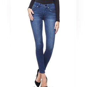 Good American Good Legs Skinny Jeans Extra Stretch Gap-Proof Waistband Sz 8 (29)